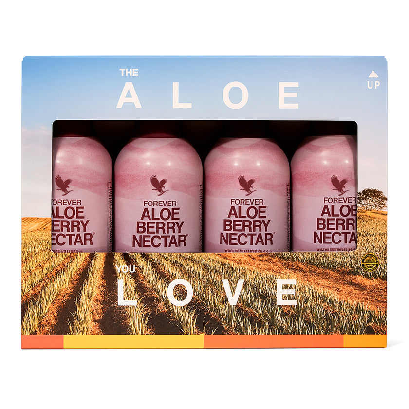 4x Forever Aloe Berry Nectar - 4 Liter 4 Flaschen