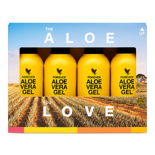Forever Aloe Vera Gel 4 Liter 4 Flaschen