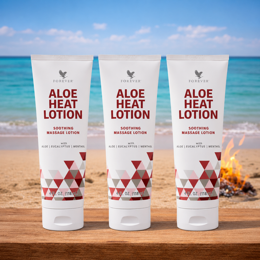 3x Forever Aloe Heatlotion® 3 Stück